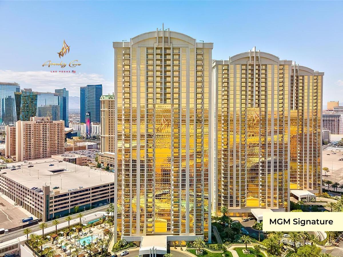 Amalz 2 Bedroom 3 Bathroom Balcony Suites At Mgm Signature ! Las Vegas Bagian luar foto